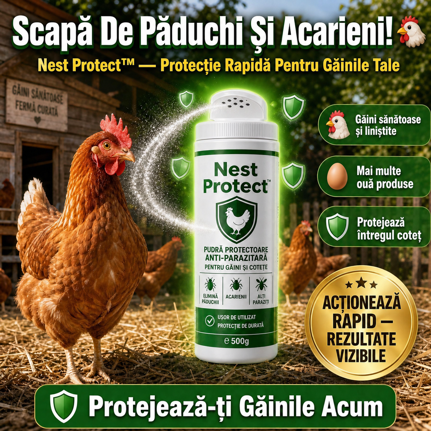 Pudră Anti-Paraziți NestProtect™