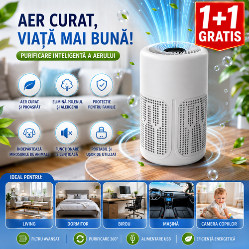 (1+1 GRATIS) Purificator Inteligent de Aer AirPure™