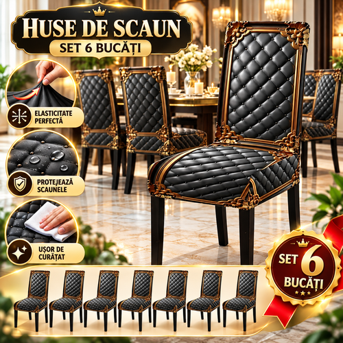 Huse Elastice pentru Scaune EleganceCover™