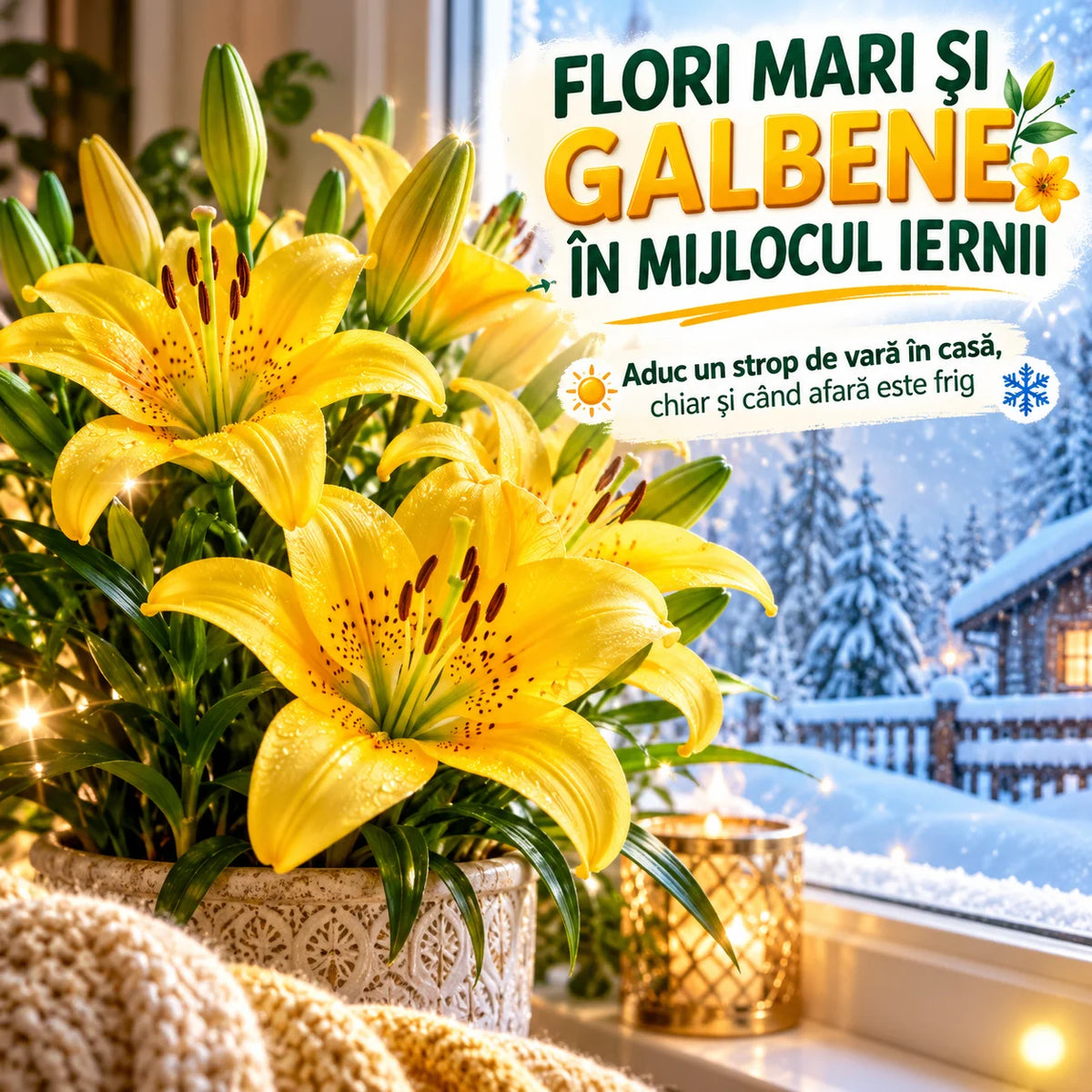 Bulbi de Crin pentru Iarnă Frost Lily™