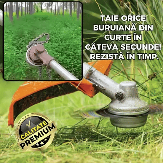 Cap Universal cu Lanț pentru Motocoasă - ChainCut™