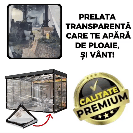 Prelata Transparentă Rezistentă ClearGuard™