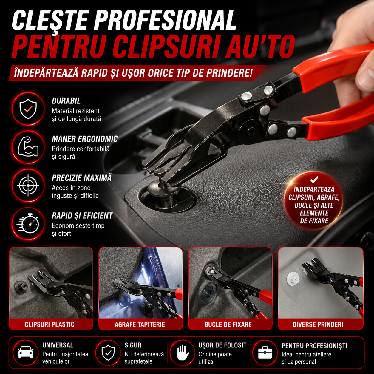 Clește pentru Demontare  - ClipMaster™