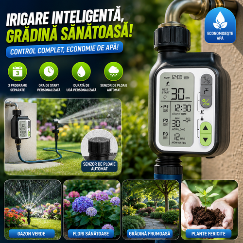 Programator Inteligent pentru Udare AquaTimer™