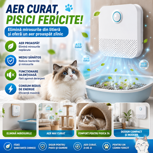 Purificator Anti-Miros pentru Litieră FreshCat™